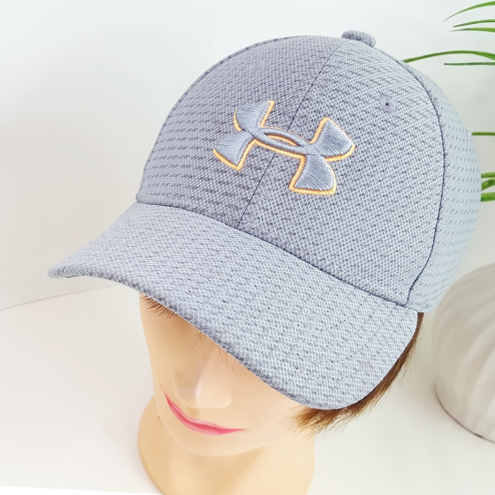 Under Armour🔱Unisex Gray Hat Cap| Embroidered Logo